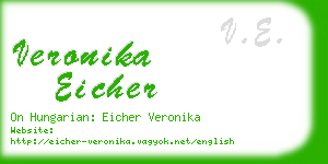 veronika eicher business card